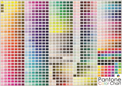 pantone color guide chart.